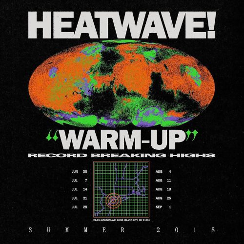 poster for Heat Wave Warmup artwork