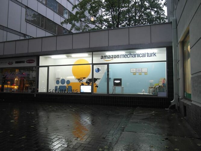 Amazon Mechanical Turk storefront